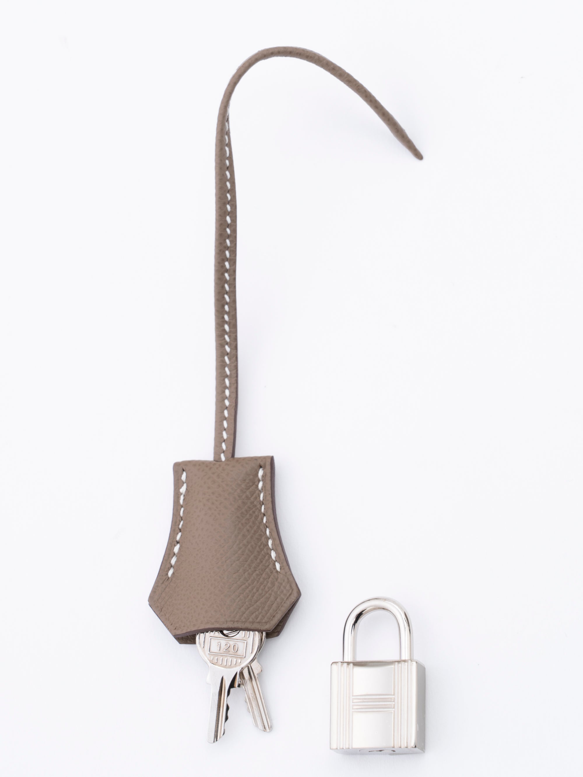 Hermès Kelly 28 Sellier Handbag, B Stamp (2023), Epsom Leather, Etoupe, Silver Hardware