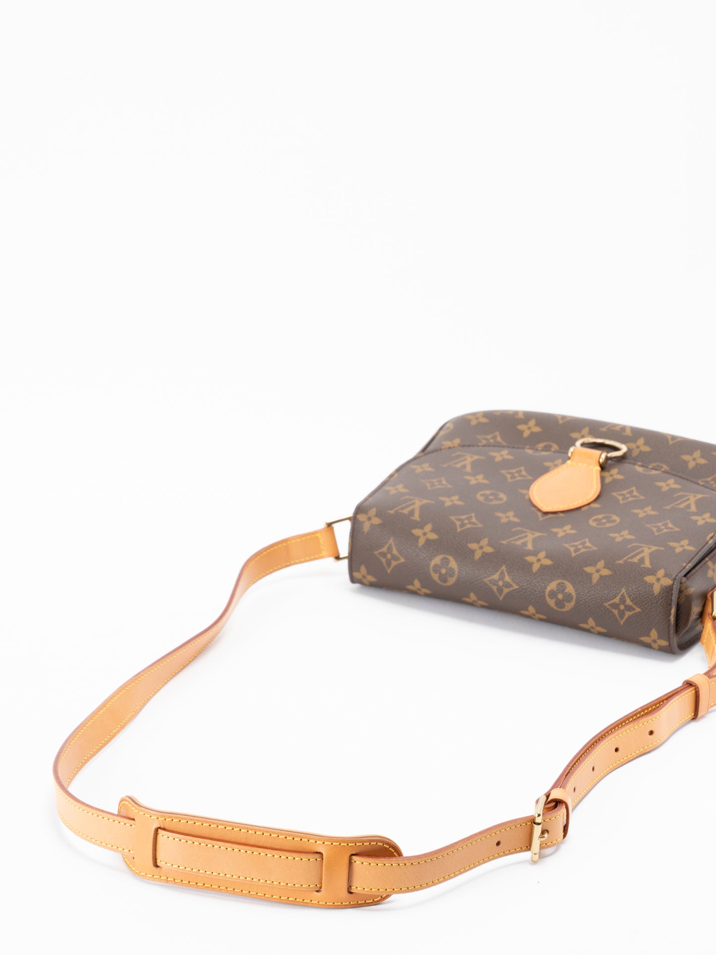 ルイ・ヴィトン M51242 サンクルー ショルダーバッグ モノグラムキャンバス ブラウン ゴールド金具