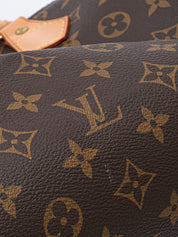 Louis Vuitton M41528 Speedy 25 Handbag Monogram Canvas Brown Gold Hardware