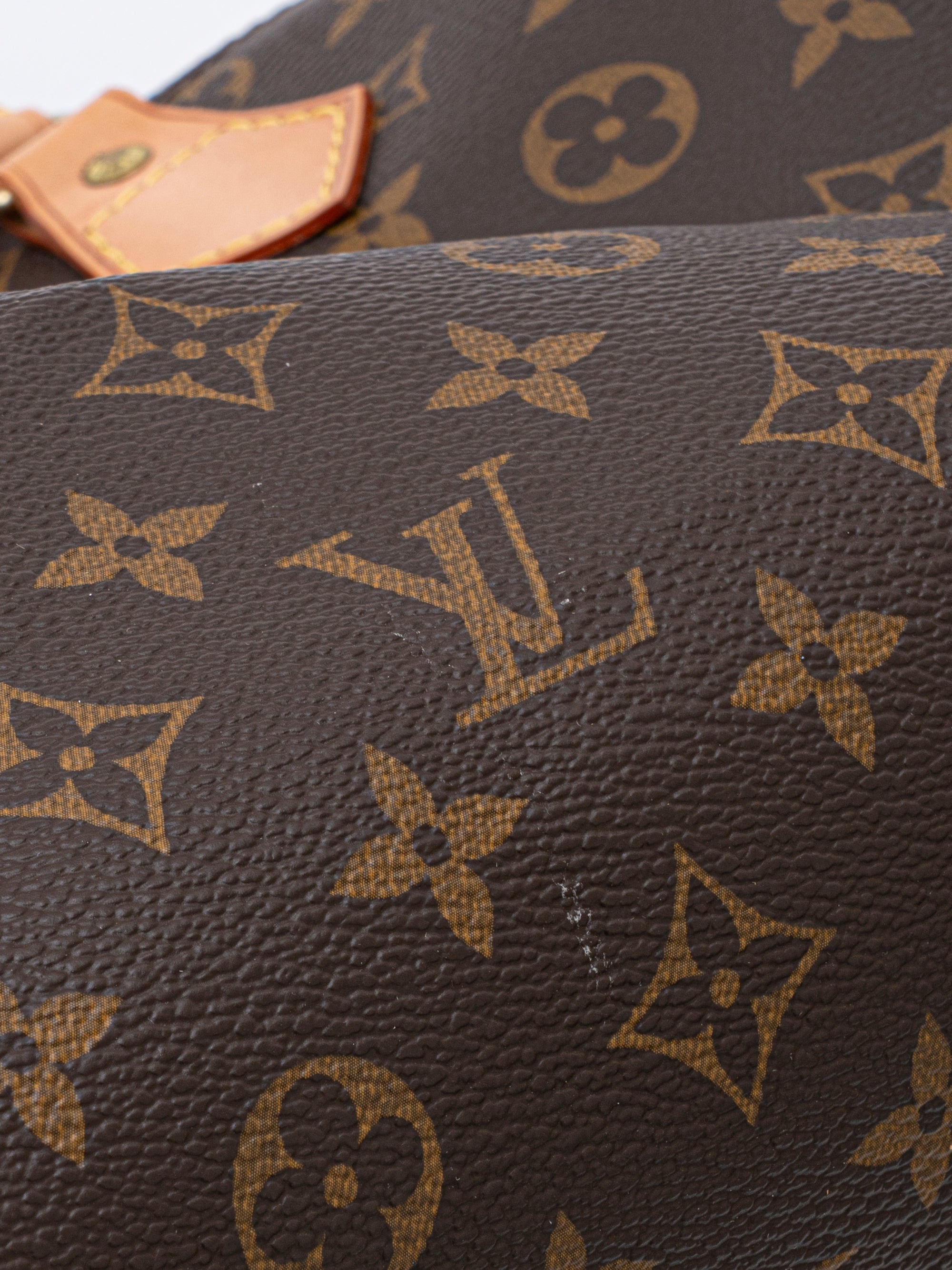 Louis Vuitton M41528 Speedy 25 Handbag Monogram Canvas Brown Gold Hardware