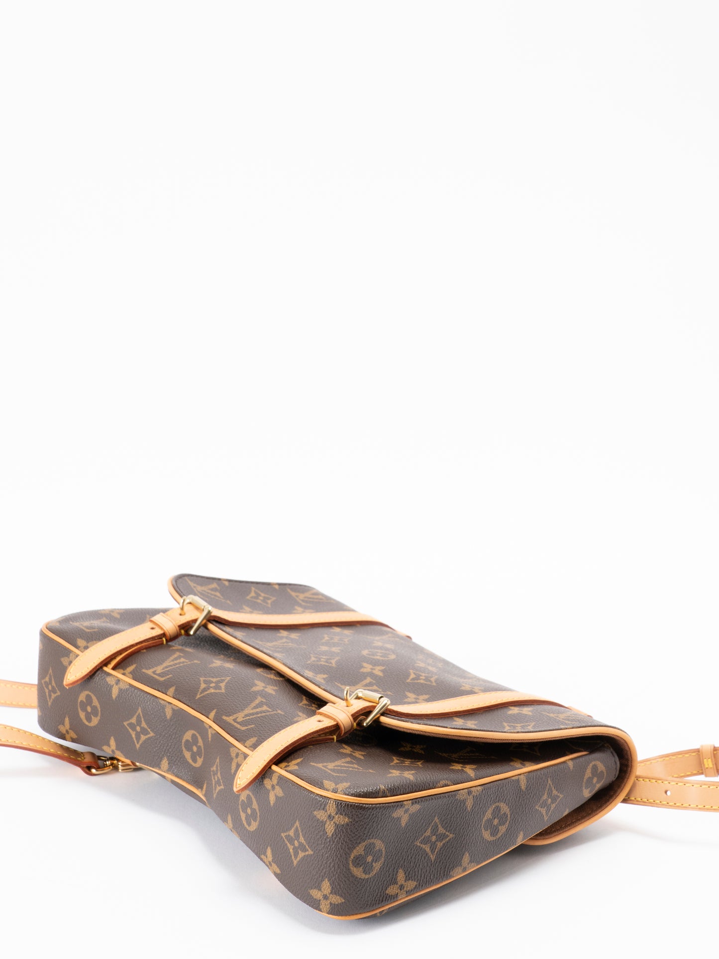 ルイ・ヴィトン M51158 マレル サックアド リュックサック モノグラムキャンバス ブラウン ゴールド金具