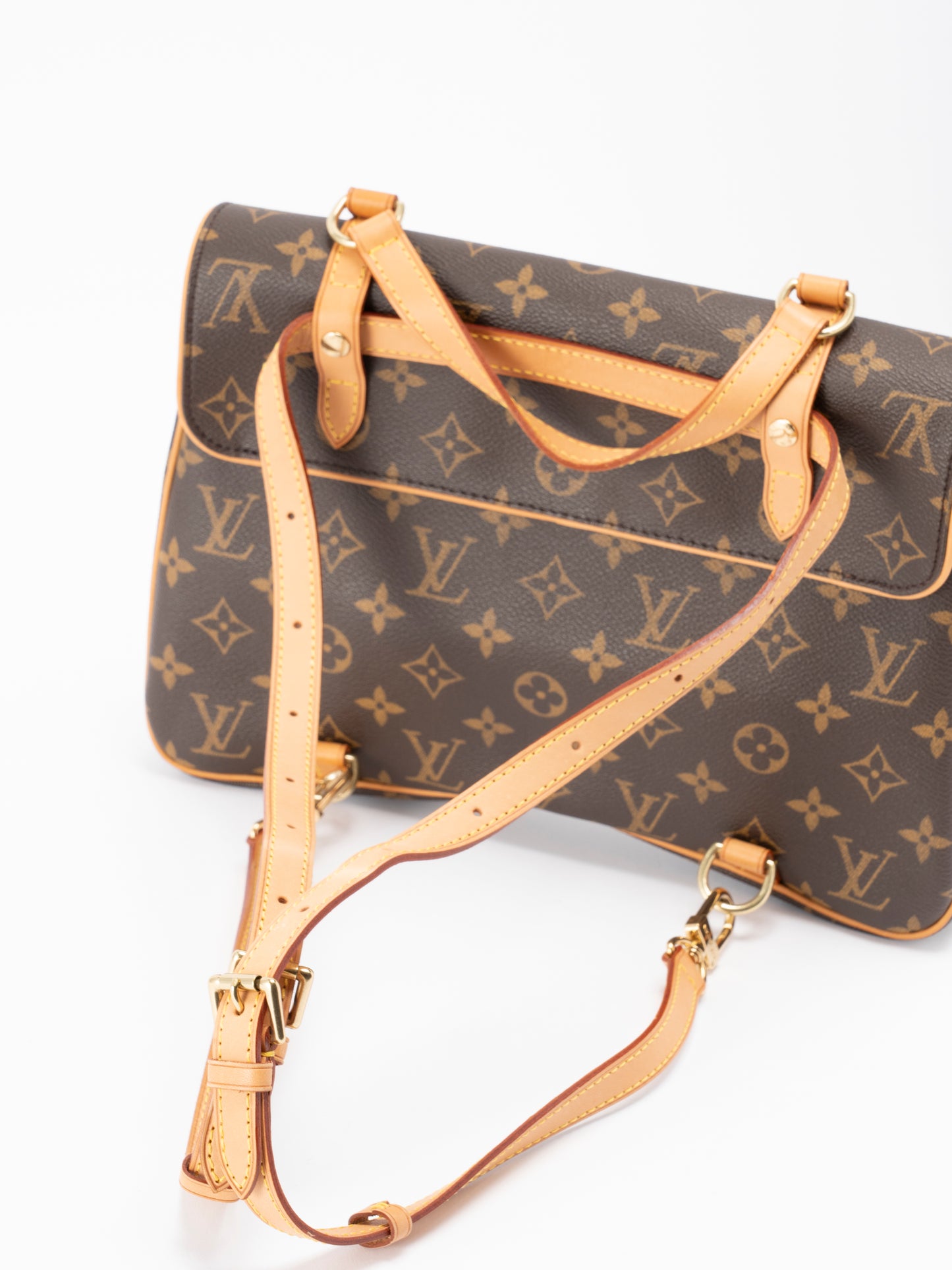 ルイ・ヴィトン M51158 マレル サックアド リュックサック モノグラムキャンバス ブラウン ゴールド金具