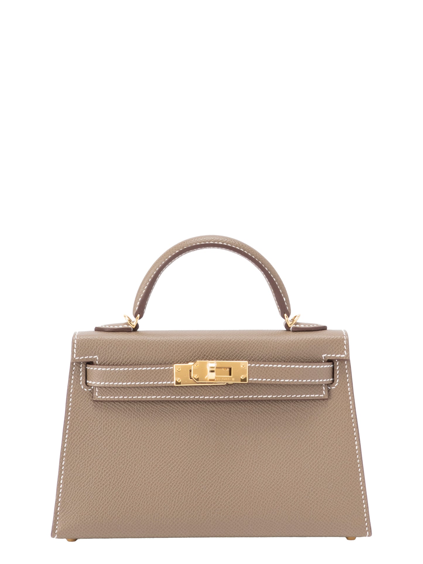 エルメス ミニケリーⅡ ハンドバッグ K刻:2025年 エプソン エトゥープ18 ゴールド金具 新品