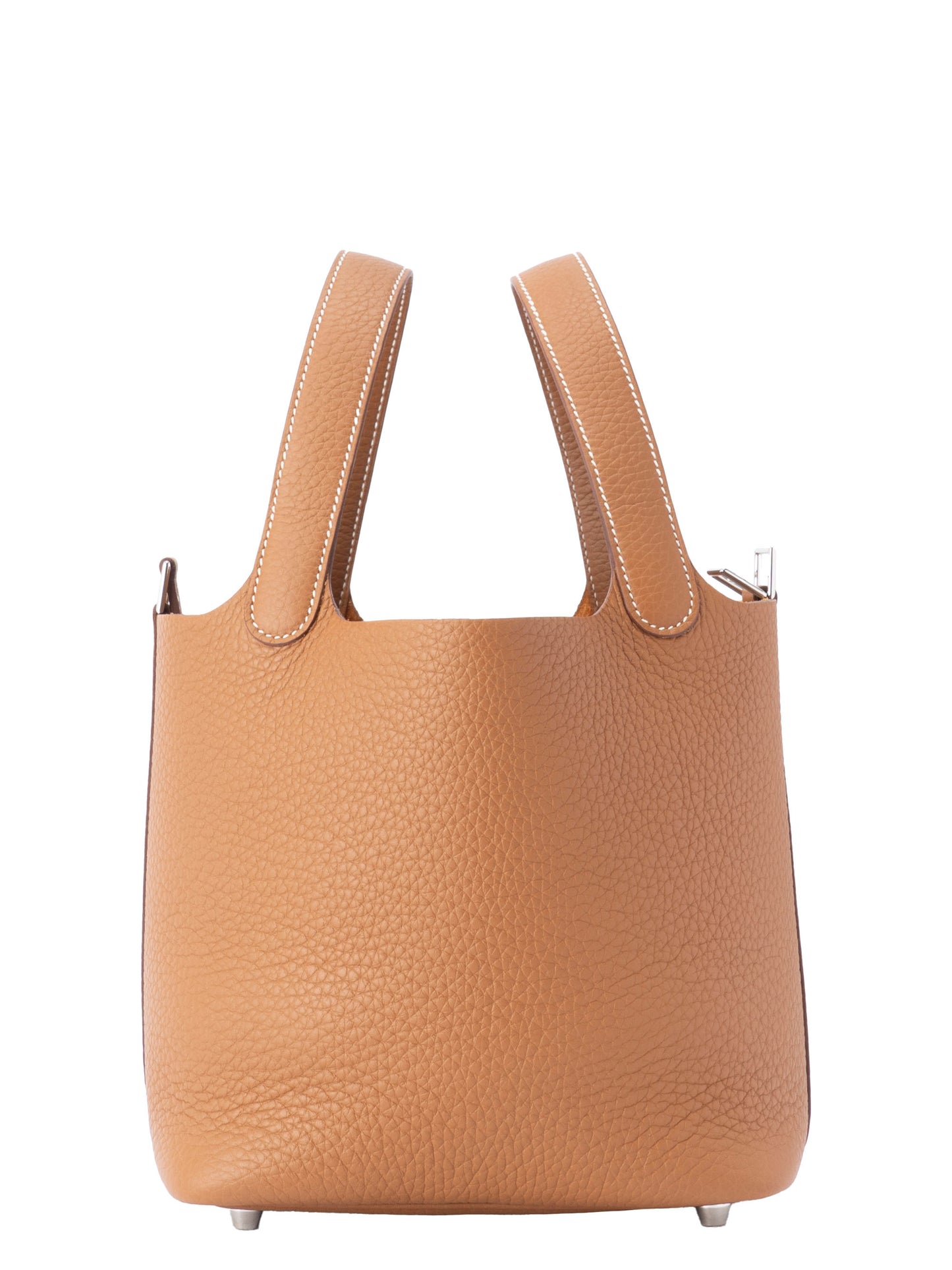 エルメス ピコタンロックPM ハンドバッグ K刻:2025年 トリヨンクレマンス ゴールド37 シルバー金具 新品