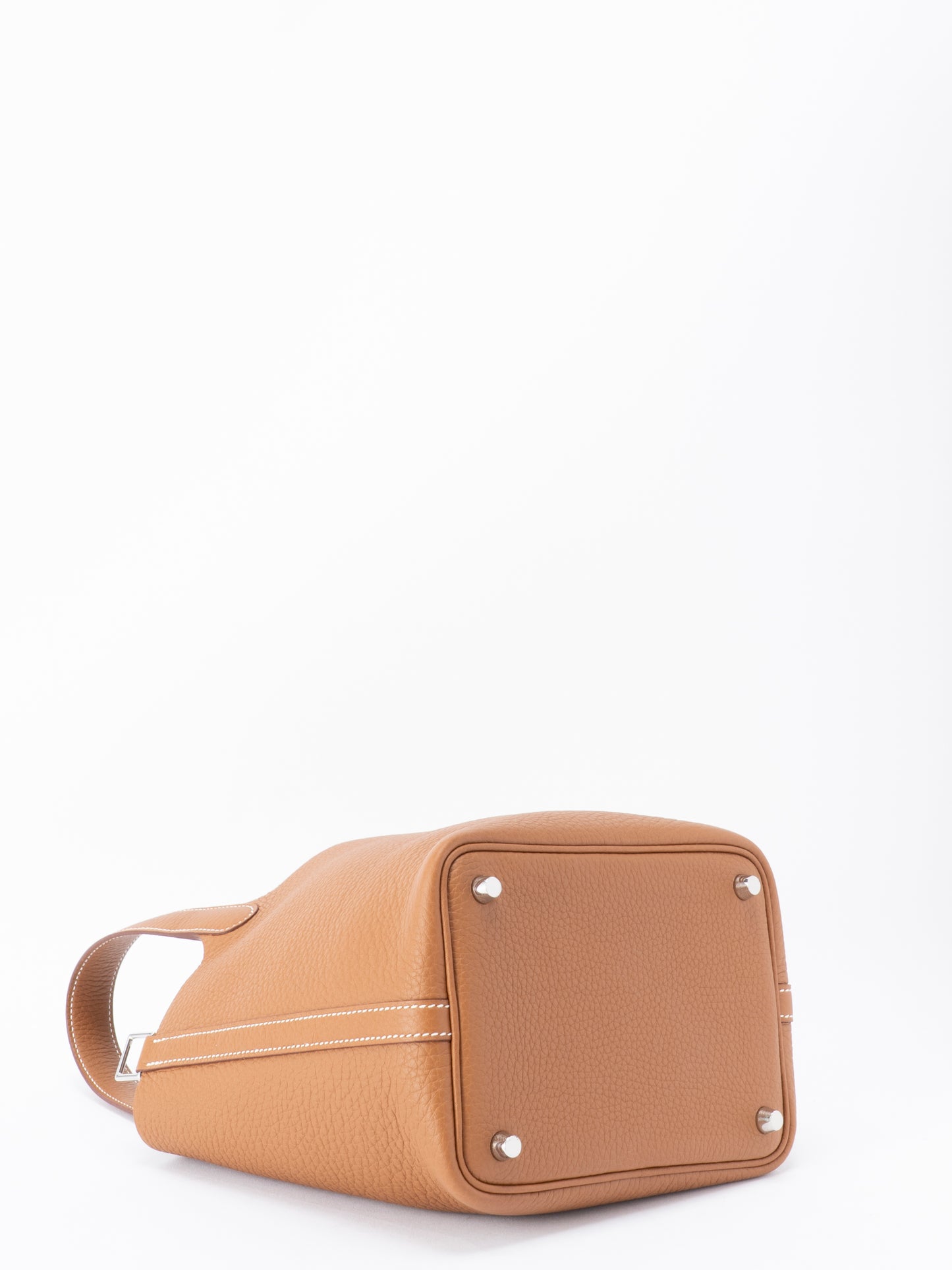 エルメス ピコタンロックPM ハンドバッグ K刻:2025年 トリヨンクレマンス ゴールド37 シルバー金具 新品