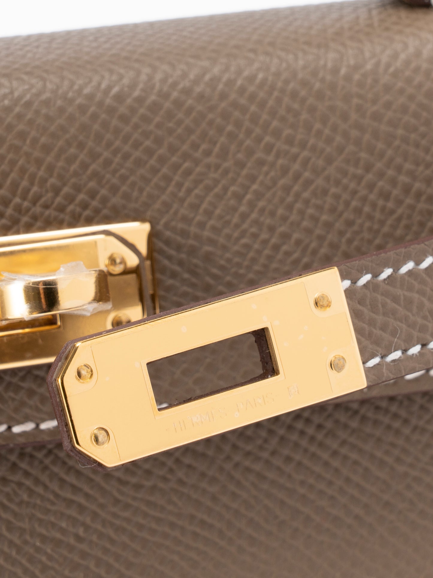 エルメス ミニケリーⅡ ハンドバッグ K刻:2025年 エプソン エトゥープ18 ゴールド金具 新品