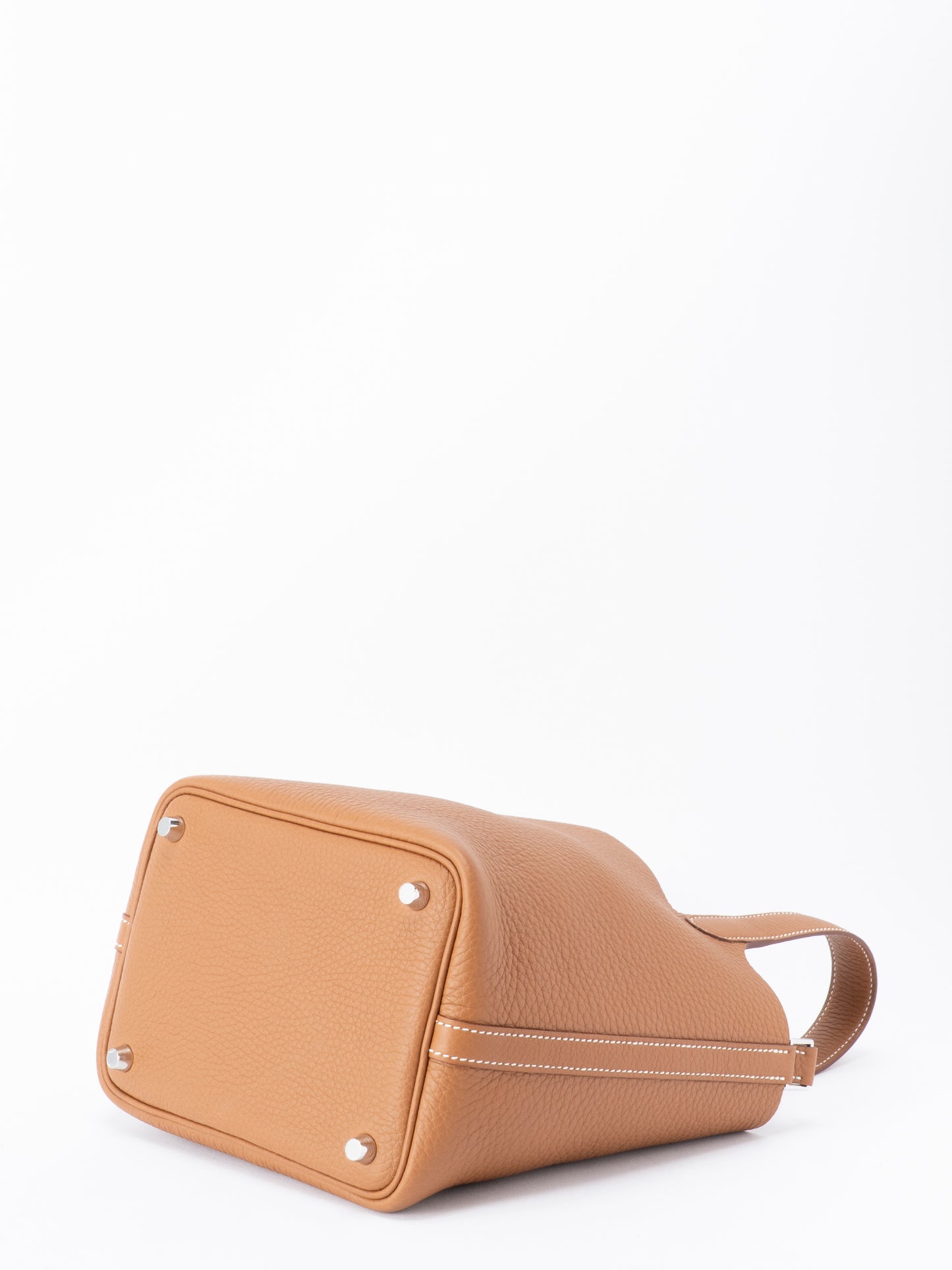 エルメス ピコタンロックPM ハンドバッグ K刻:2025年 トリヨンクレマンス ゴールド37 シルバー金具 新品