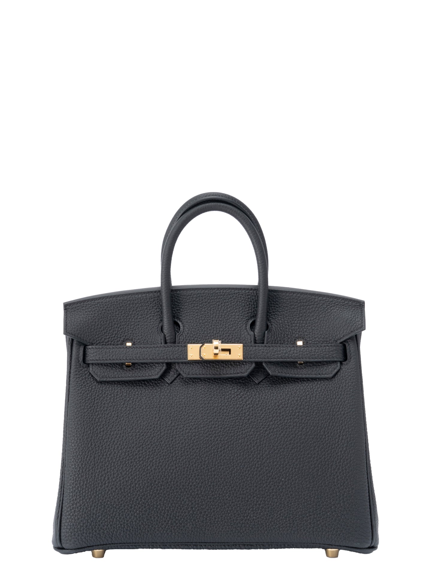 エルメス バーキン25 ハンドバッグ K刻:2025年 トゴ ブラック89 ゴールド金具 新品