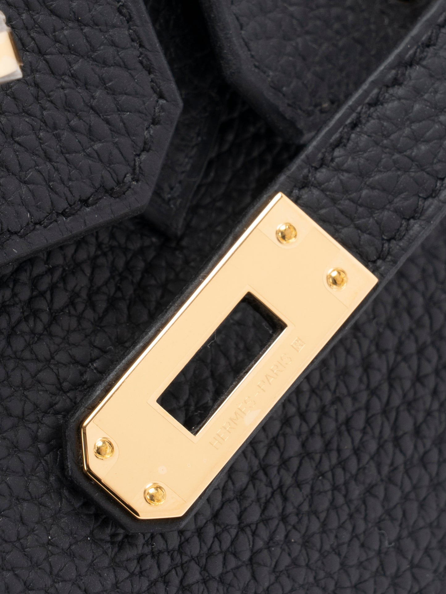 エルメス バーキン25 ハンドバッグ K刻:2025年 トゴ ブラック89 ゴールド金具 新品