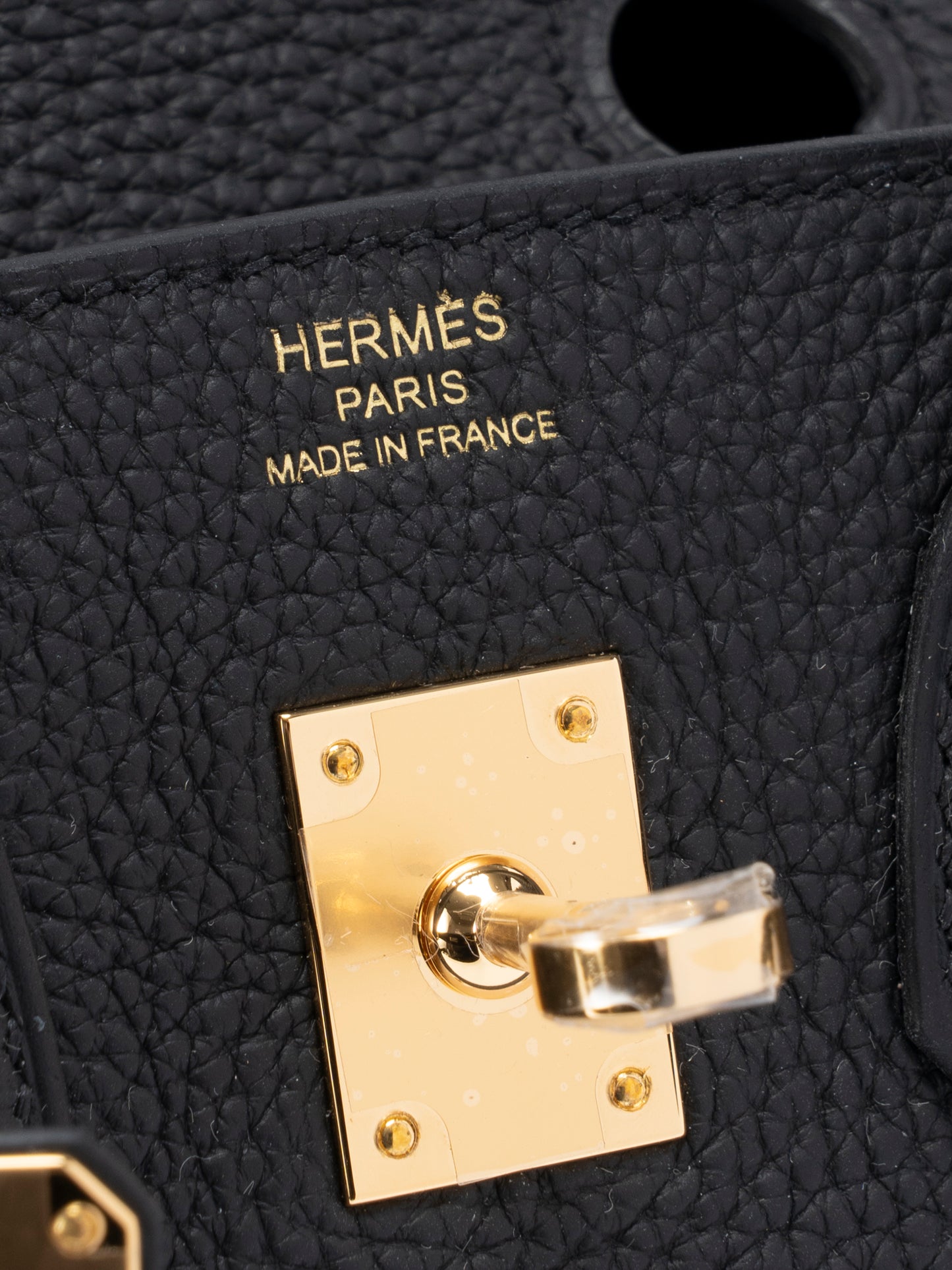 エルメス バーキン25 ハンドバッグ K刻:2025年 トゴ ブラック89 ゴールド金具 新品