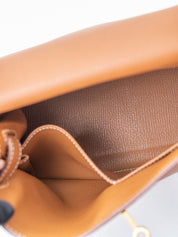 Hermès Kelly 28 Handbag, Interior Stitched, X Stamp: 2016, Togo Gold 37, Gold Hardware