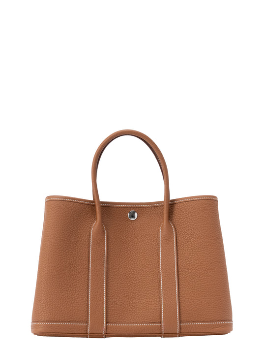 エルメス ガーデンパーティTPM ハンドバッグ K刻:2025年 ネゴンダ ゴールド37 シルバー金具 新品