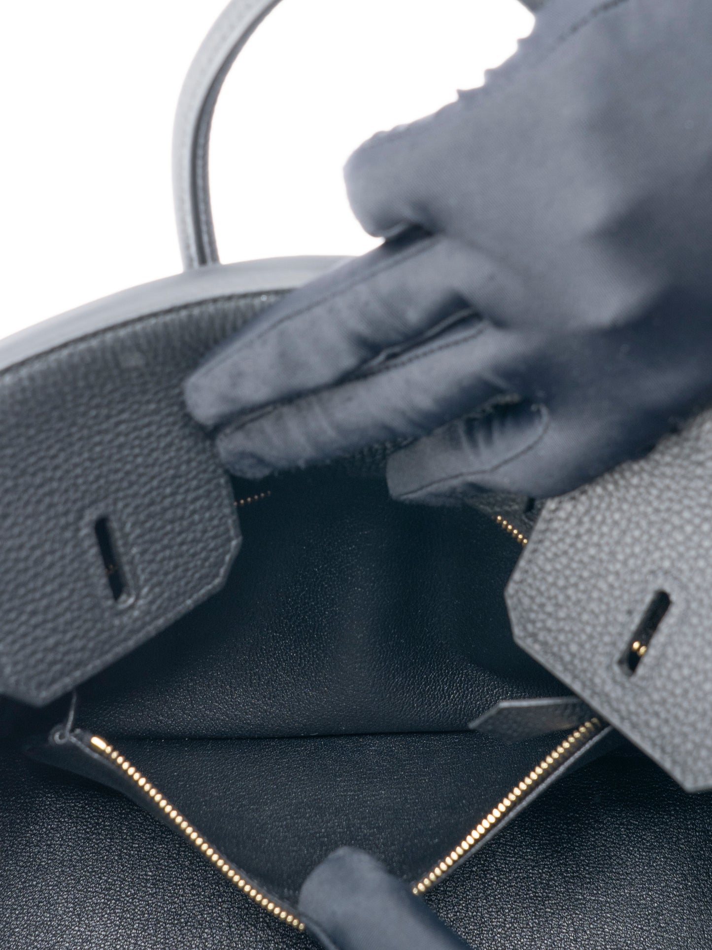 エルメス バーキン25 ハンドバッグ K刻:2025年 トゴ ブラック89 ゴールド金具 新品