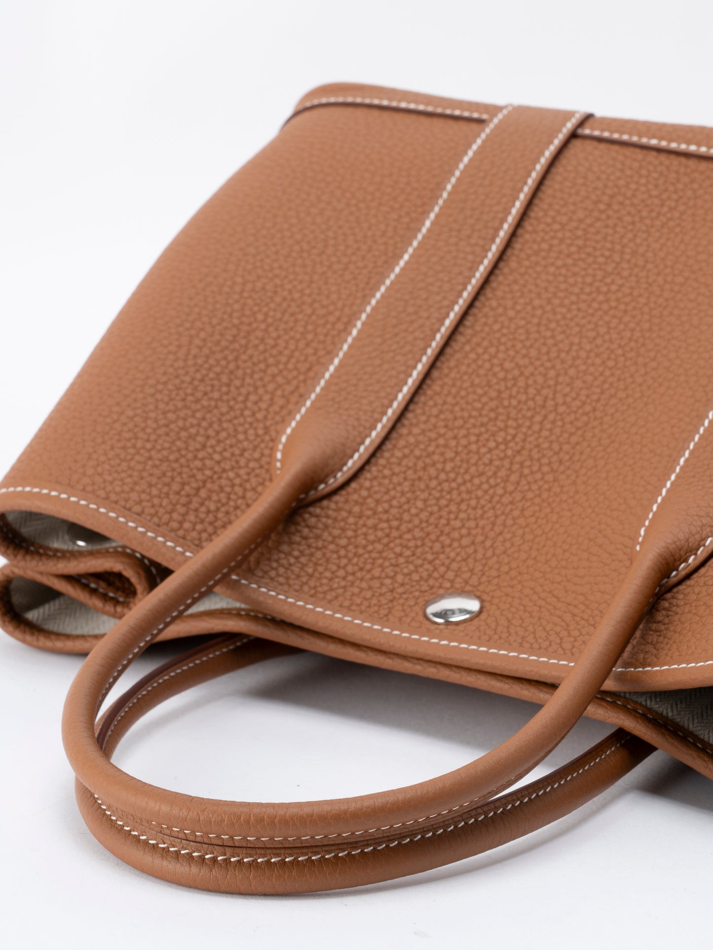 エルメス ガーデンパーティTPM ハンドバッグ K刻:2025年 ネゴンダ ゴールド37 シルバー金具 新品