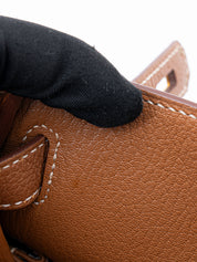 Hermès Kelly 28 Handbag, Interior Stitched, X Stamp: 2016, Togo Gold 37, Gold Hardware