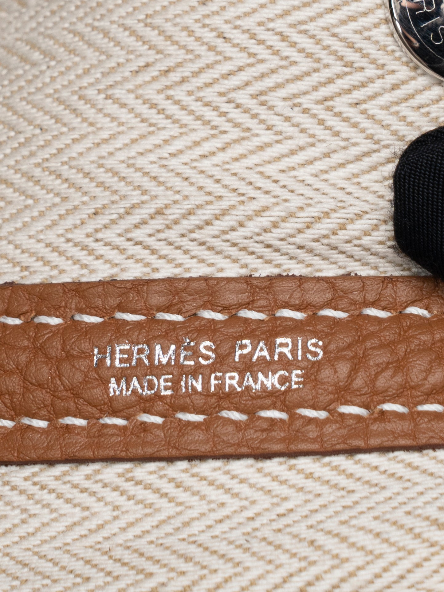 エルメス ガーデンパーティTPM ハンドバッグ K刻:2025年 ネゴンダ ゴールド37 シルバー金具 新品