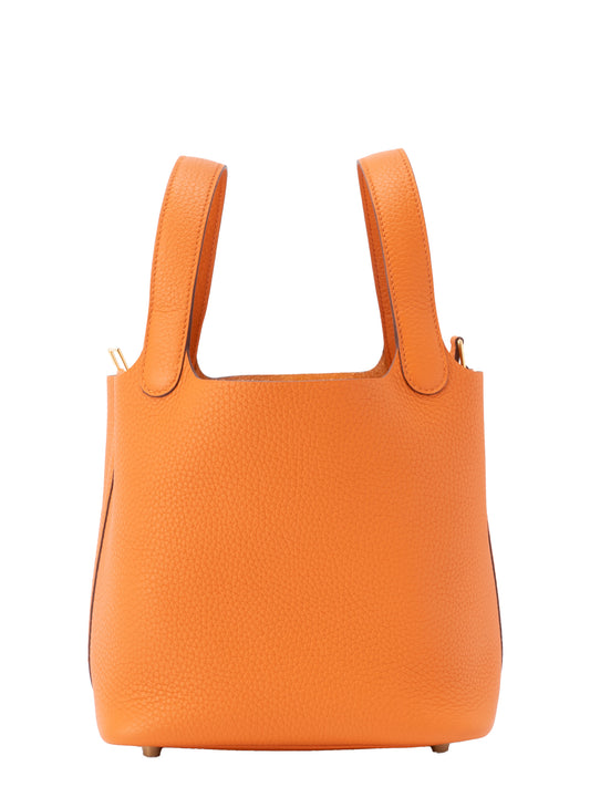 エルメス ピコタンロックPM バンドバッグ K刻:2025年 トリヨンクレマンス オレンジ93 ゴールド金具 新品