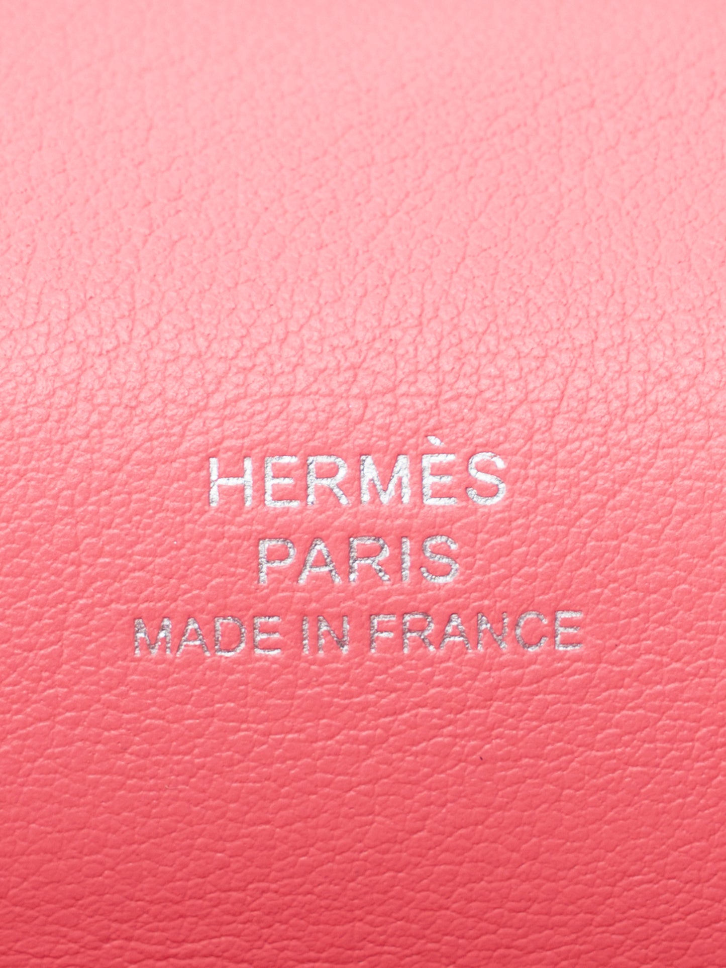 エルメス ポシェットケリー ハンドバッグ A刻:2017年 スイフト ローズアザレ8W シルバー金具