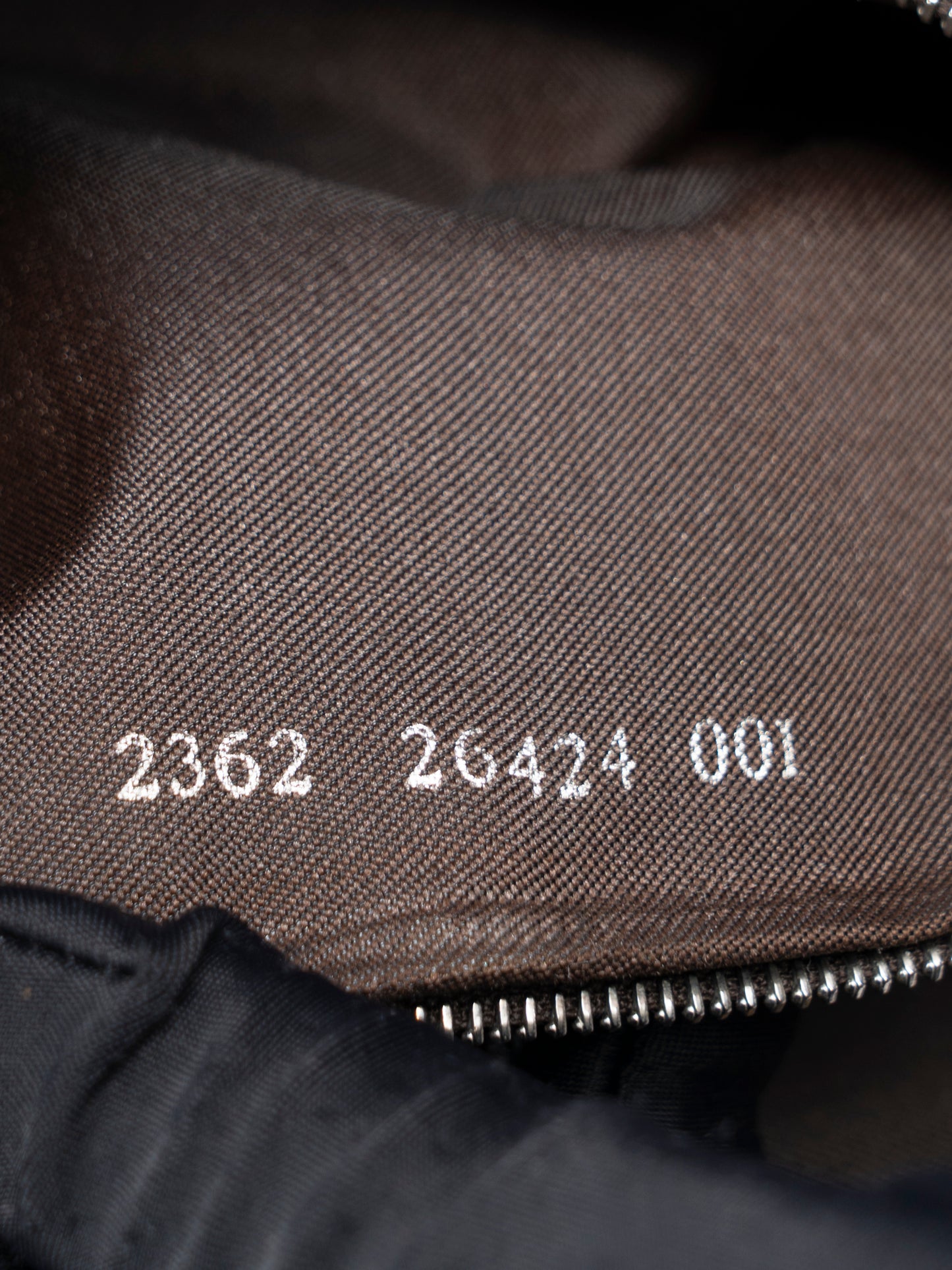 フェンディ ズッカ マンマバケット ショルダーバッグ キャンバス ブラウン シルバー金具