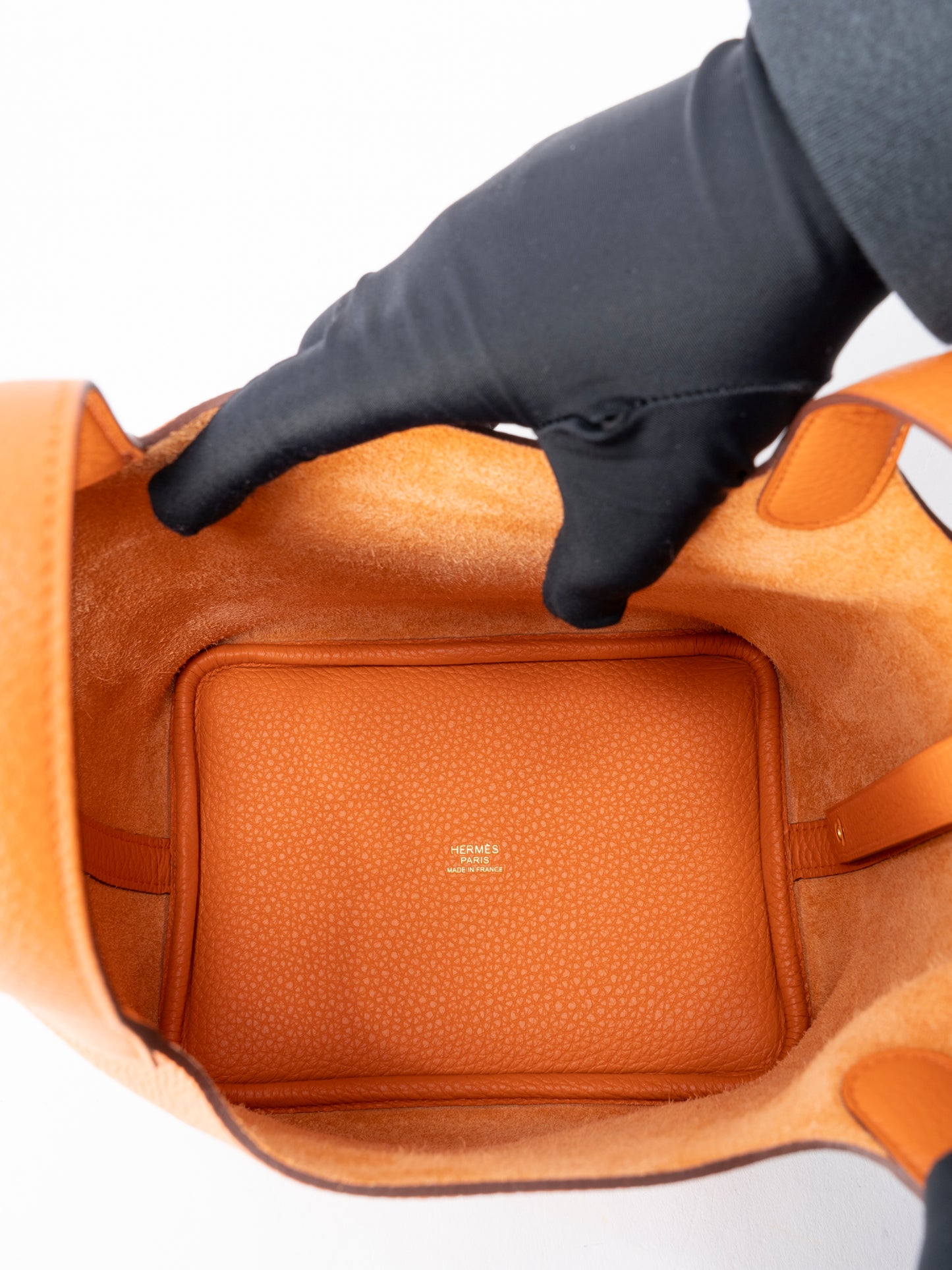 エルメス ピコタンロックPM バンドバッグ K刻:2025年 トリヨンクレマンス オレンジ93 ゴールド金具 新品