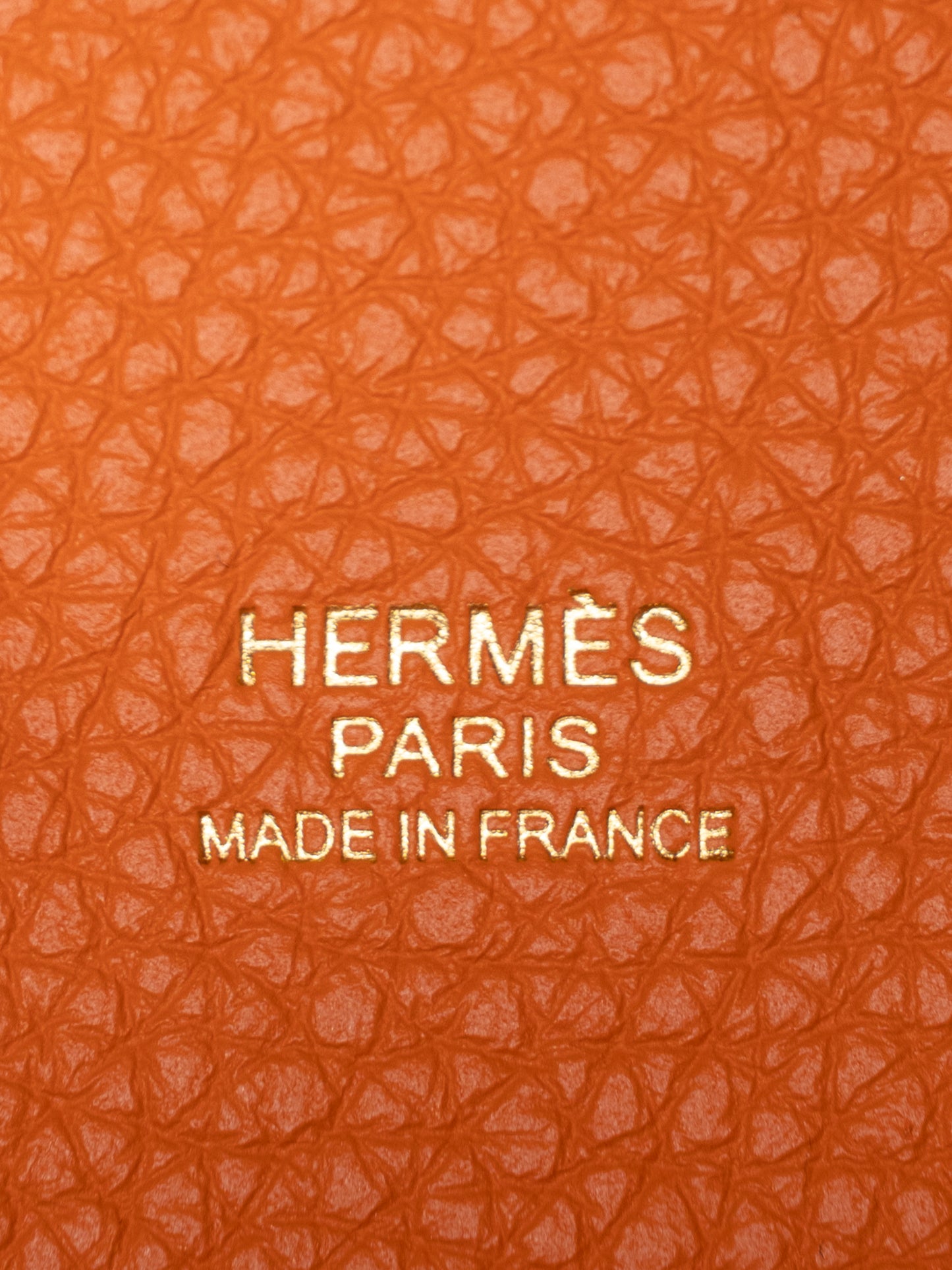 エルメス ピコタンロックPM バンドバッグ K刻:2025年 トリヨンクレマンス オレンジ93 ゴールド金具 新品