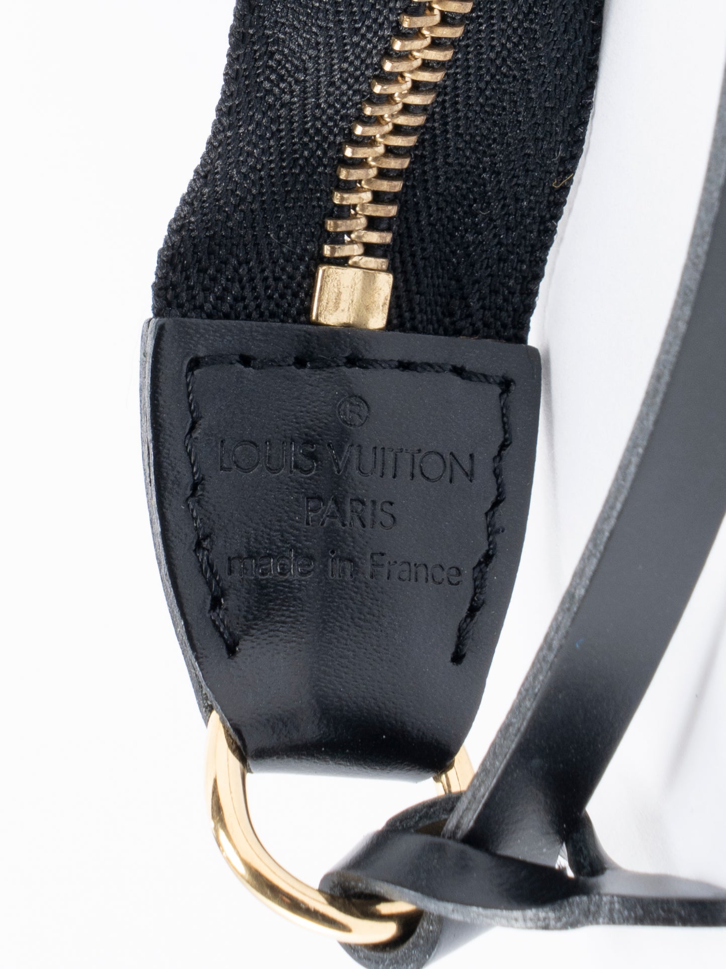 ルイ・ヴィトン M52942 ポシェットアクセソワール アクセサリーポーチ エピ ブラック ゴールド金具