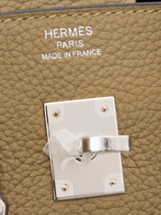 エルメス バーキン25 ハンドバッグ G刻:2026年 トゴ デューン2D シルバー金具 新品