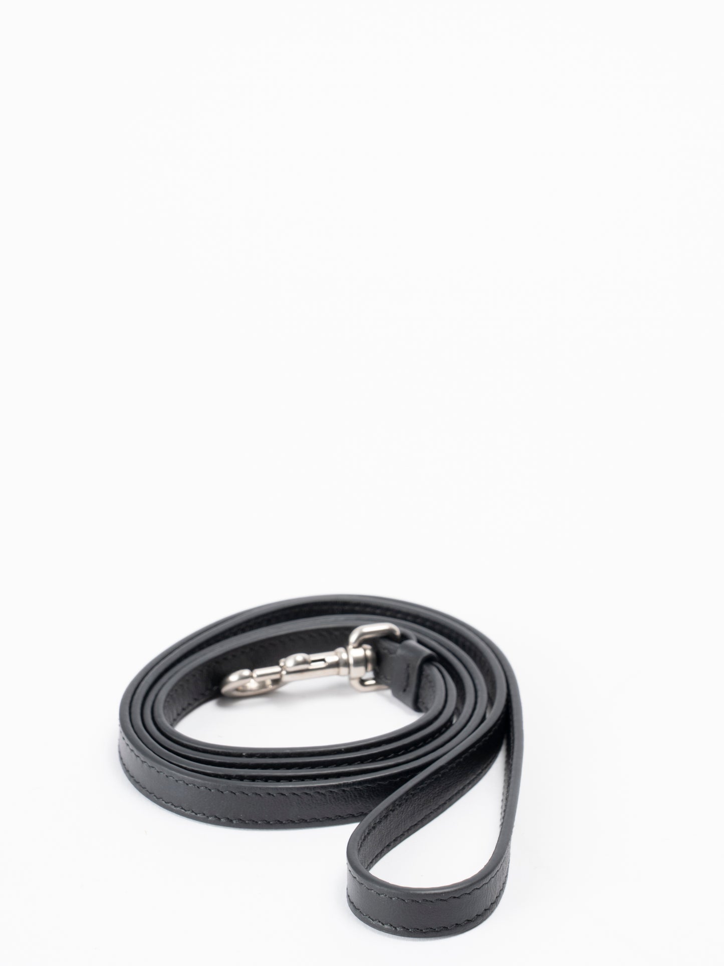 バレンシアガ パスポートフォンケース レザー ブラック シルバー金具