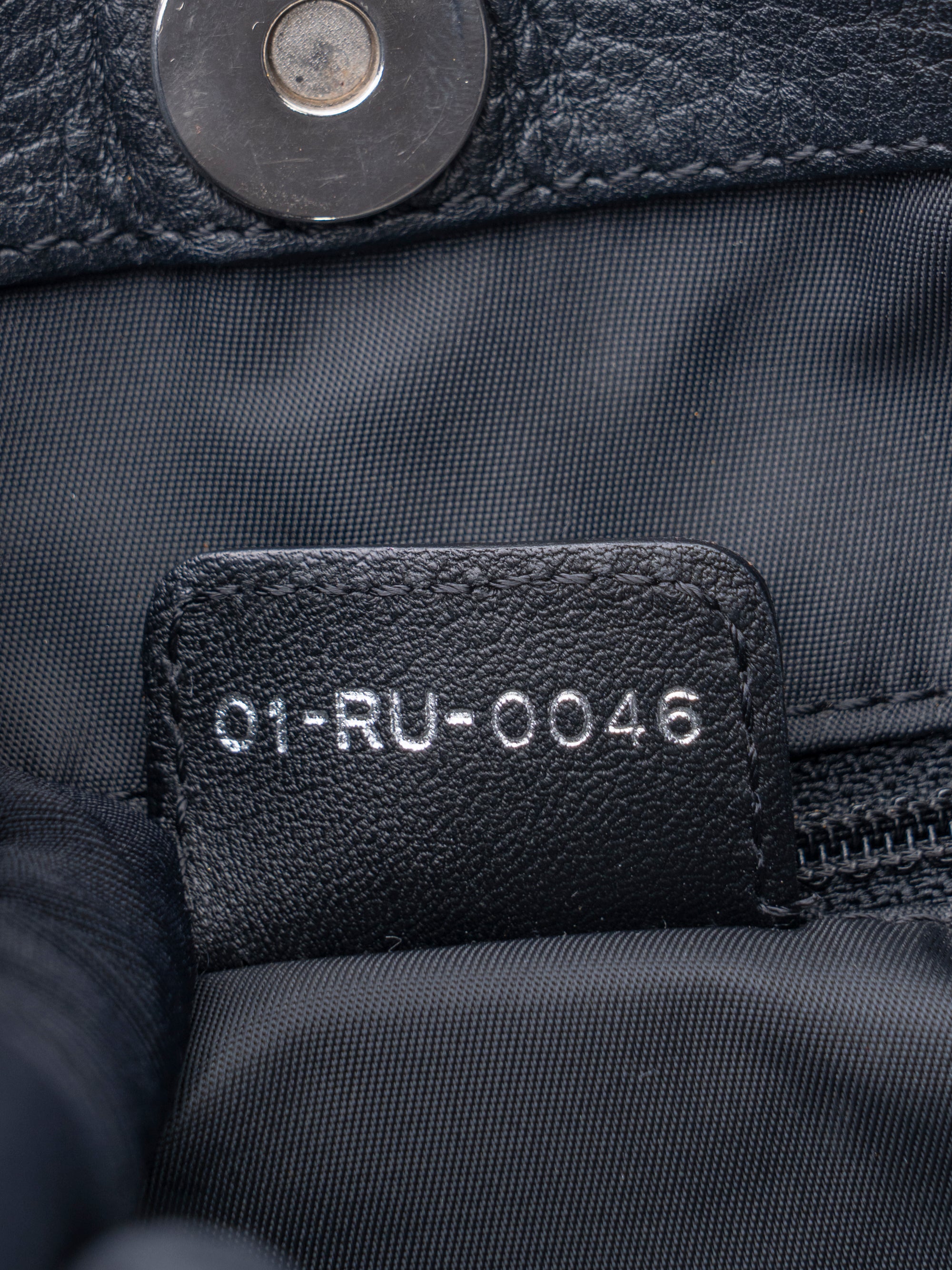 Dior Trotter Shoulder Bag Canvas Black Silver Hardware