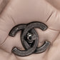 シャネル バブルキルト チェーンショルダーバッグ ポーチ付き カーフスキン ライトピンク アンティークシルバー金具