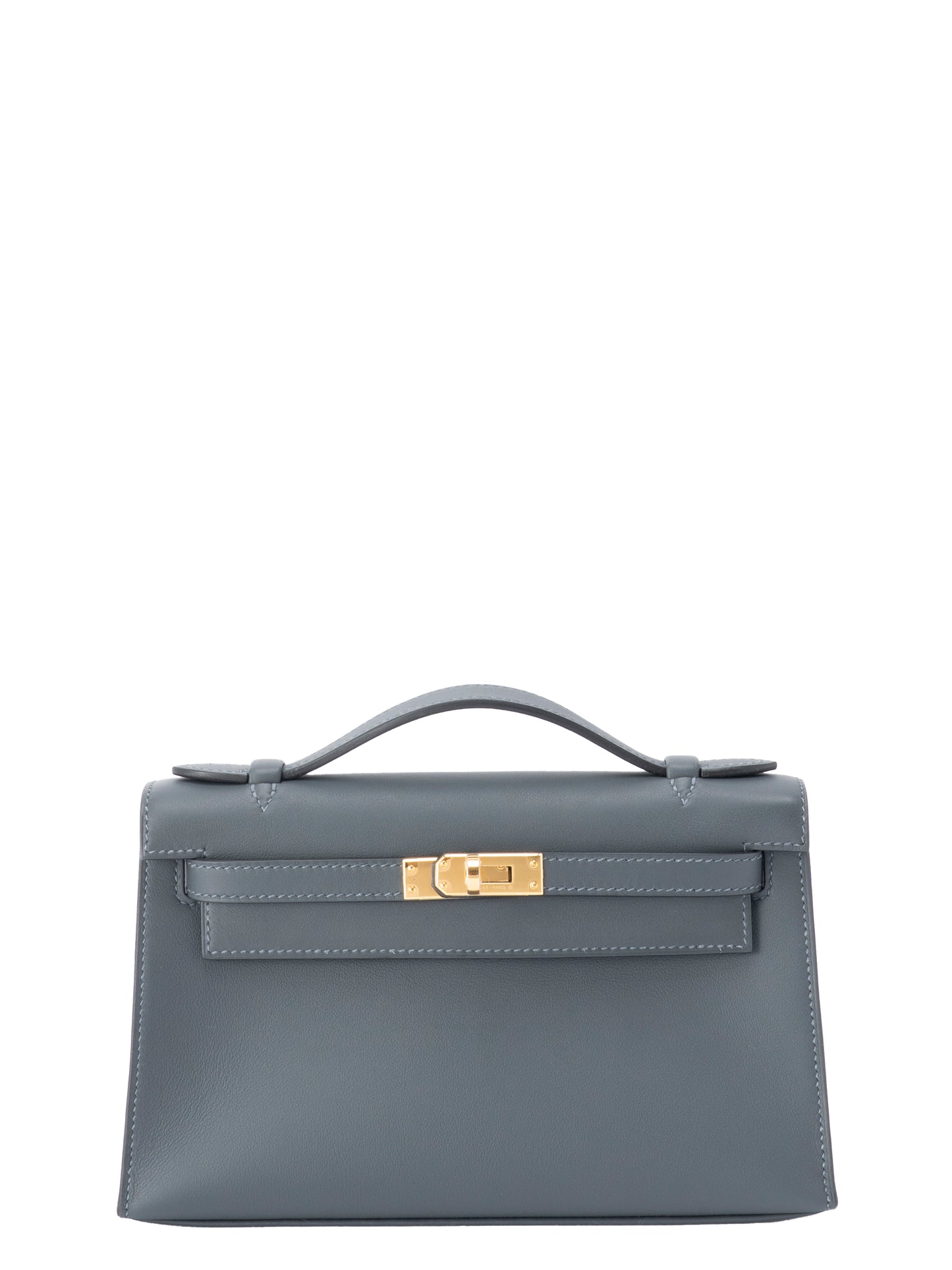 エルメス ポシェットケリー ハンドバッグ G刻:2026年 スイフト グリミスティH0 ゴールド金具 新品