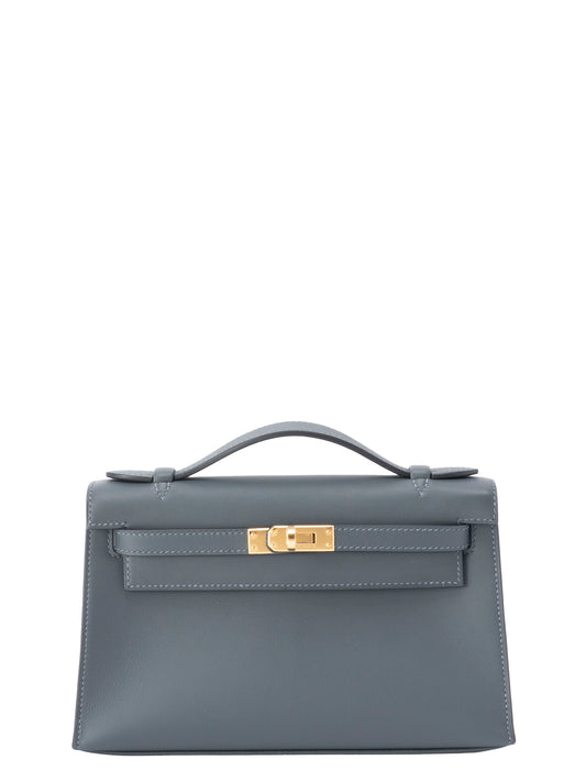 エルメス ポシェットケリー ハンドバッグ G刻:2026年 スイフト グリミスティH0 ゴールド金具 新品