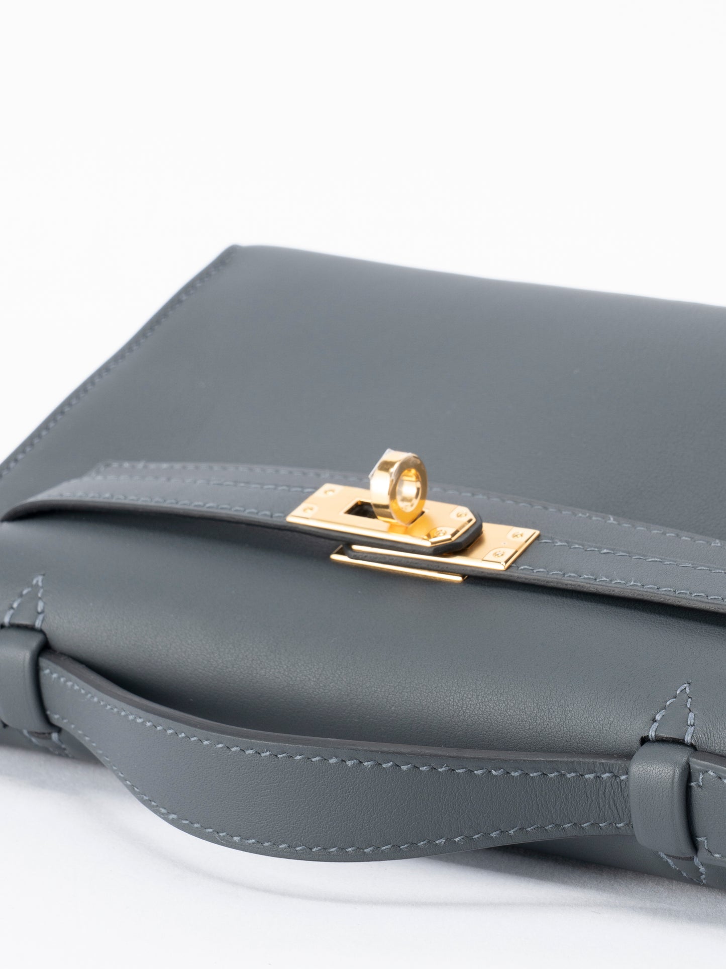 エルメス ポシェットケリー ハンドバッグ G刻:2026年 スイフト グリミスティH0 ゴールド金具 新品