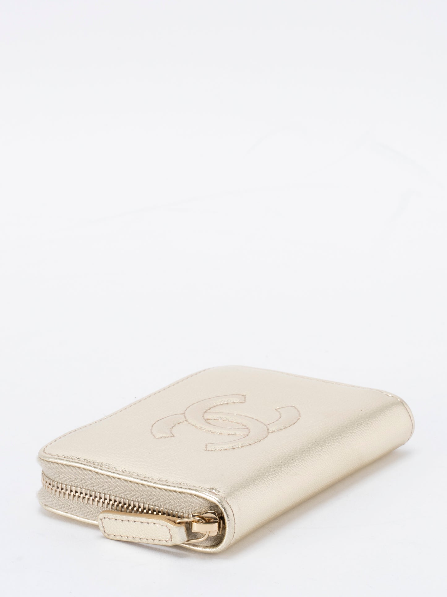 シャネル ココマーク ランダムシリアル カードケース キャビアスキン ゴールド ゴールド金具