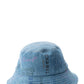シャネル クラッシャーハット バケットハット デニム ブルー