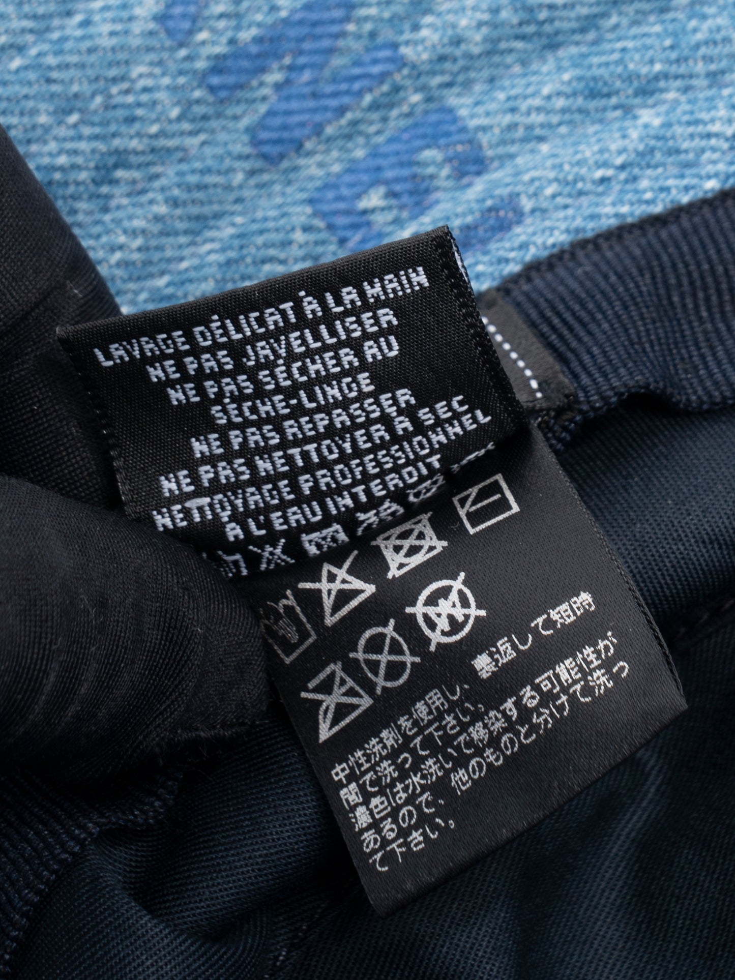 シャネル クラッシャーハット バケットハット デニム ブルー