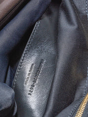 Saint Laurent Jamie Large Chain Shoulder Bag Leather Dark Brown Gold-Tone Hardware