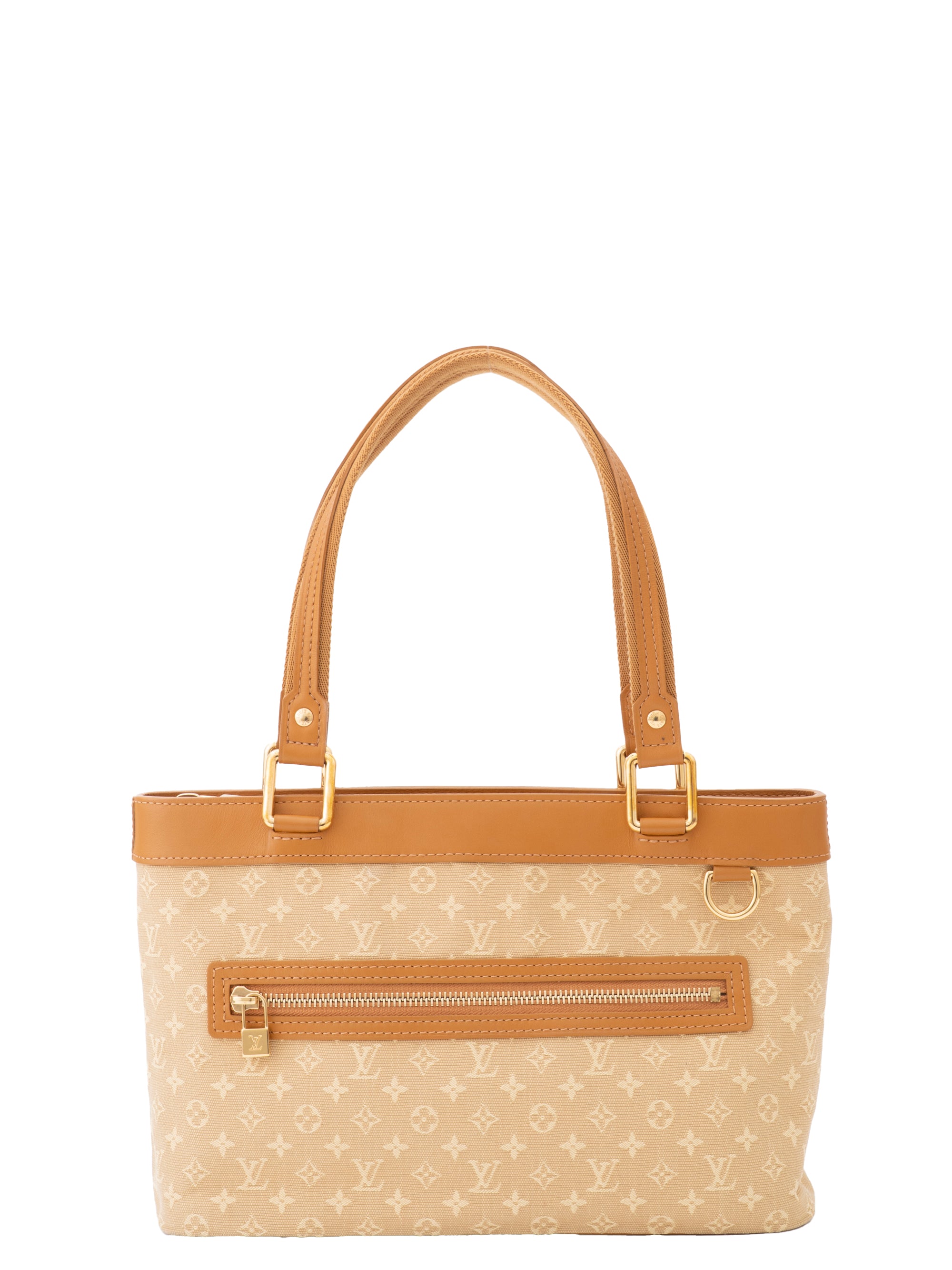 Louis Vuitton M92684 Lucille PM Handbag Monogram Mini Canvas Beige