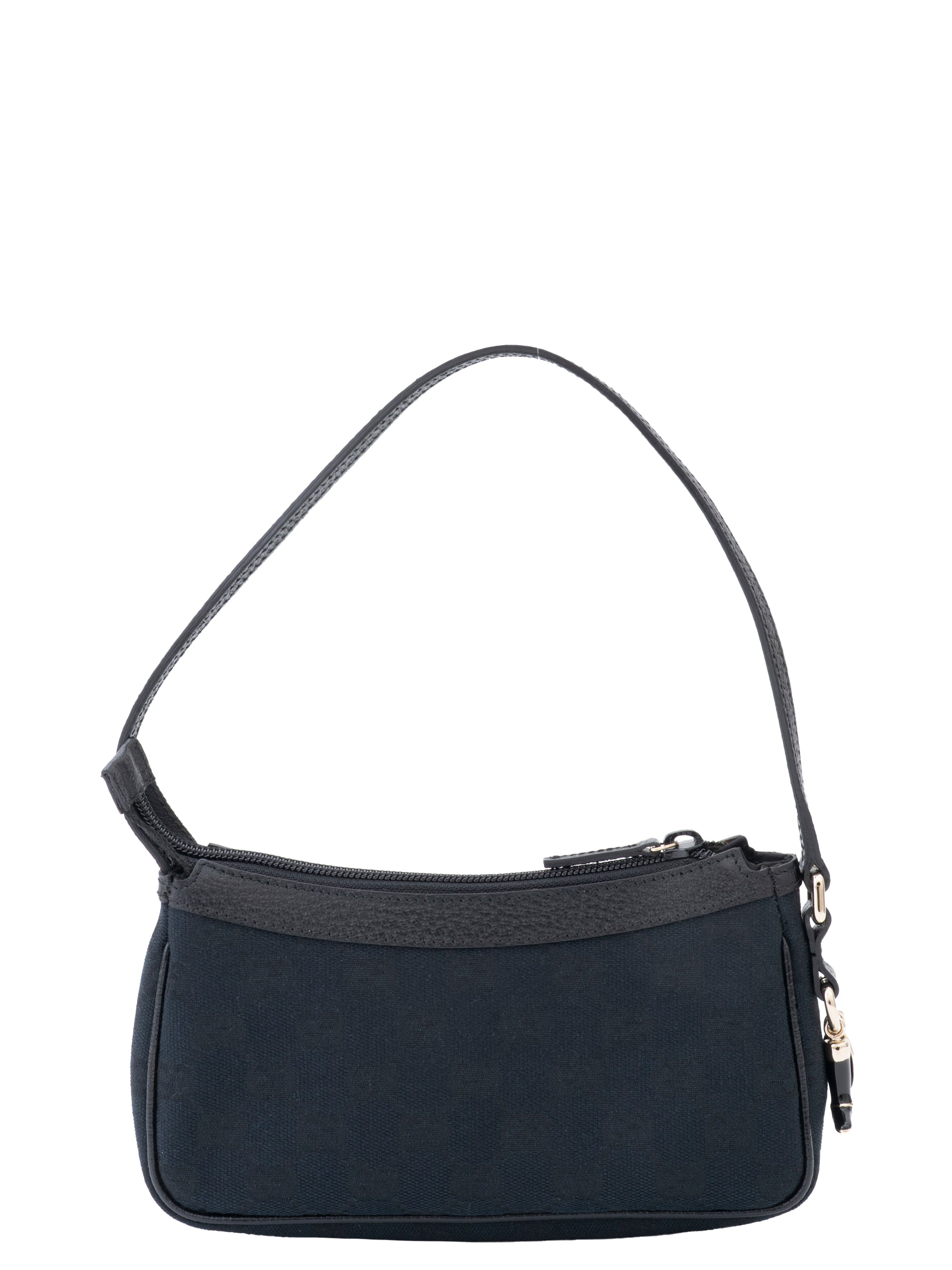 Gucci GG Canvas Accessory Pouch Canvas Black Gold Hardware