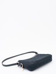 Gucci GG Canvas Accessory Pouch Canvas Black Gold Hardware
