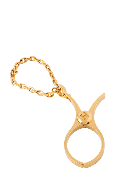 エルメス グローブホルダー 金メッキ ゴールド