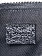 Gucci GG Canvas Accessory Pouch Canvas Black Gold Hardware