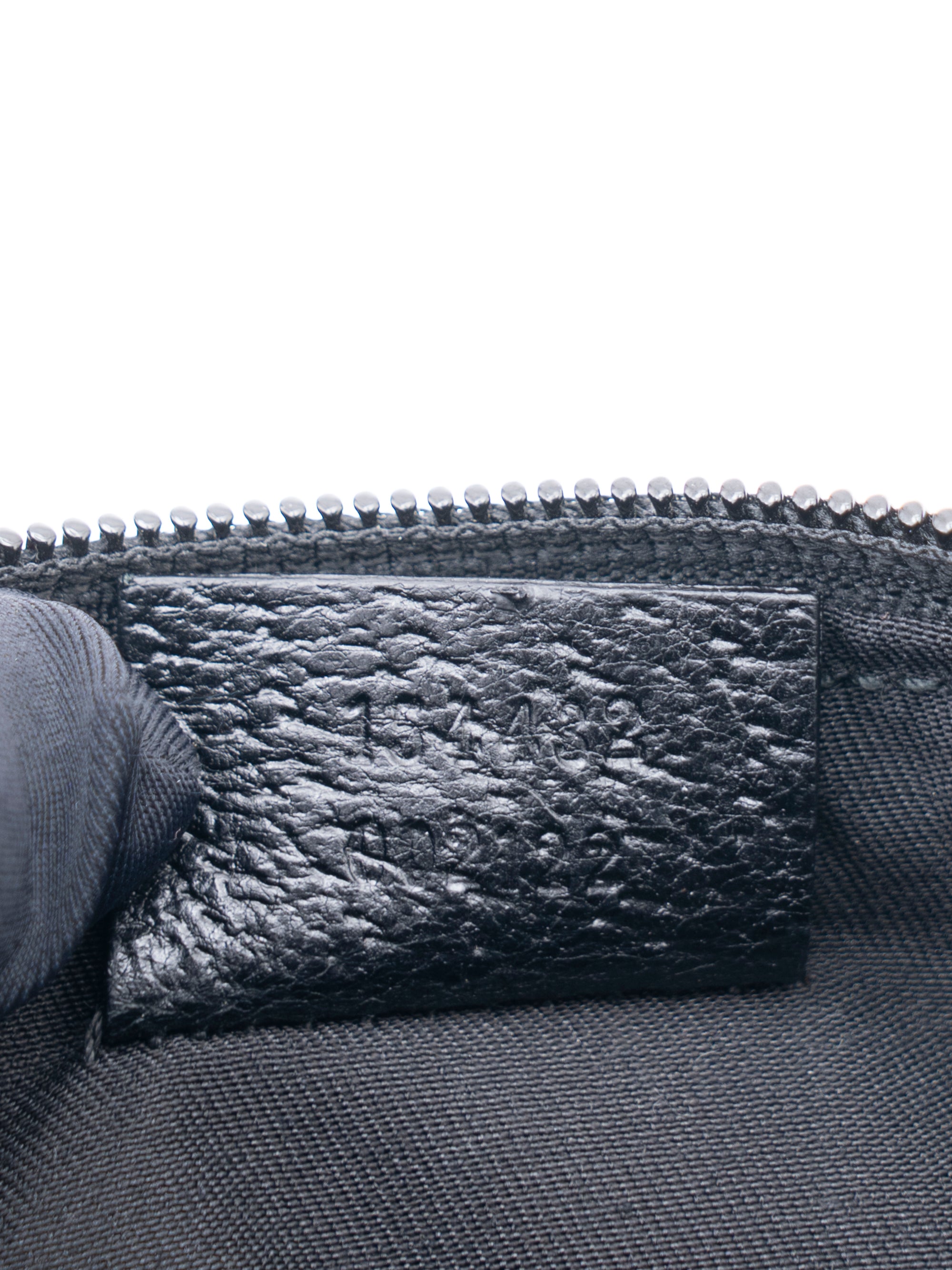 Gucci GG Canvas Accessory Pouch Canvas Black Gold Hardware
