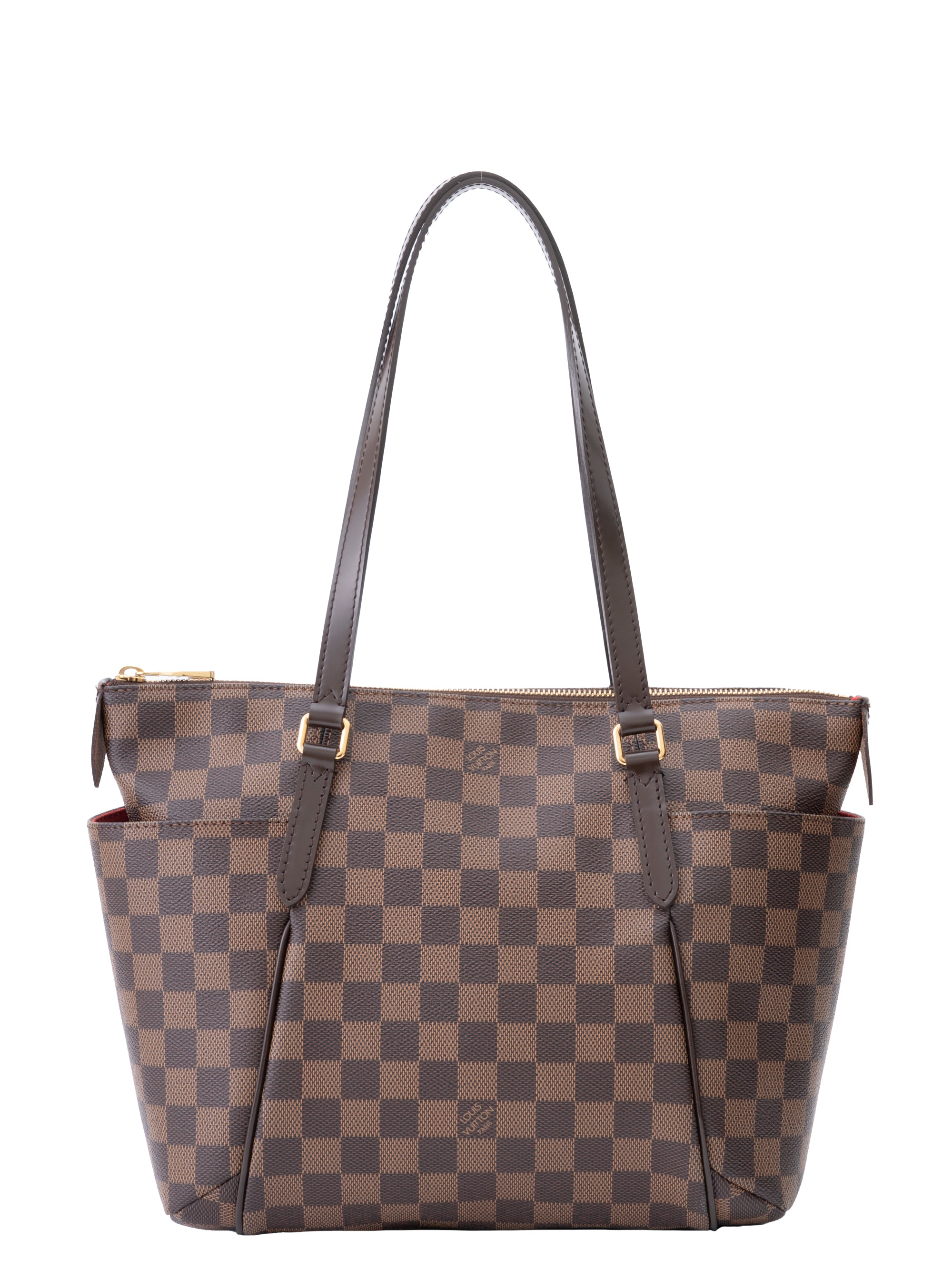 Louis Vuitton N41282 Totally PM Shoulder Bag Damier Canvas Brown Gold Hardware