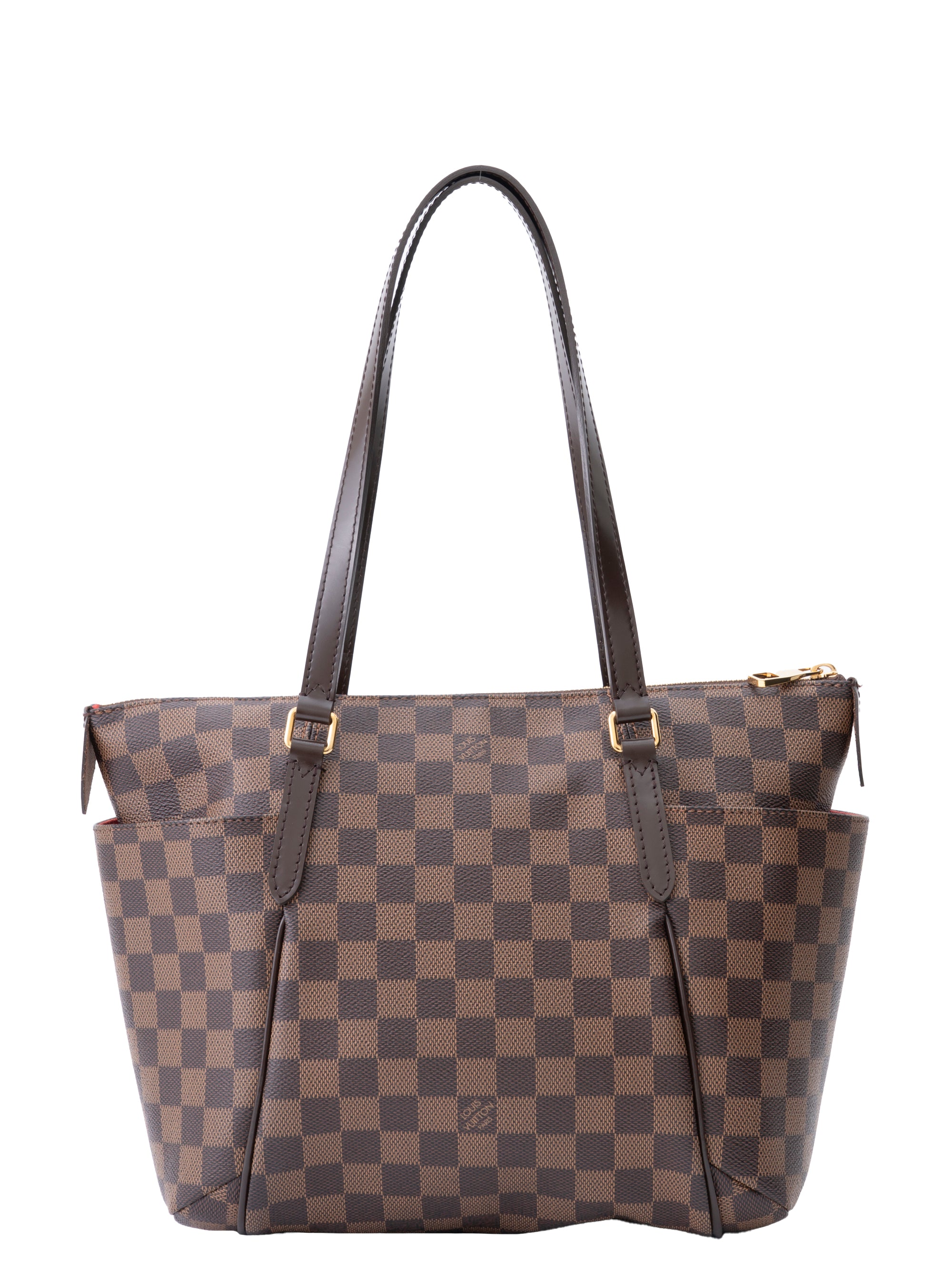 Louis Vuitton N41282 Totally PM Shoulder Bag Damier Canvas Brown Gold Hardware