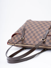 Louis Vuitton N41282 Totally PM Shoulder Bag Damier Canvas Brown Gold Hardware