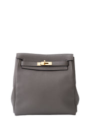 Hermès Kelly Ad PM D stamped: 2019 Backpack Togo Etan 8F Gold Hardware