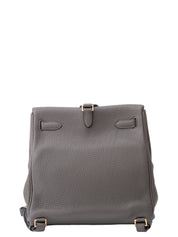 Hermès Kelly Ad PM D stamped: 2019 Backpack Togo Etan 8F Gold Hardware