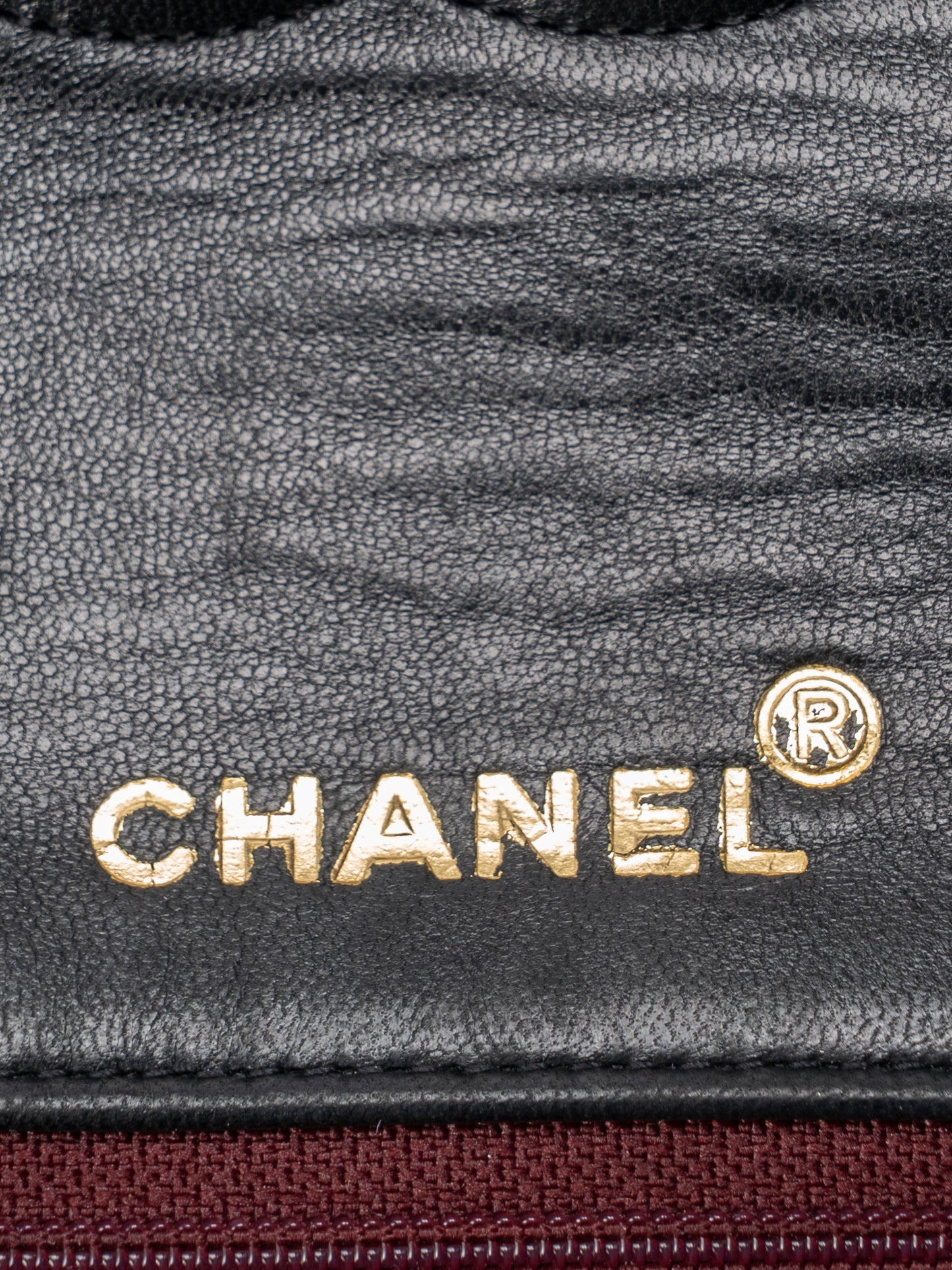 シャネル マトラッセ ハンドバッグ ラムスキン ブラック ゴールド金具