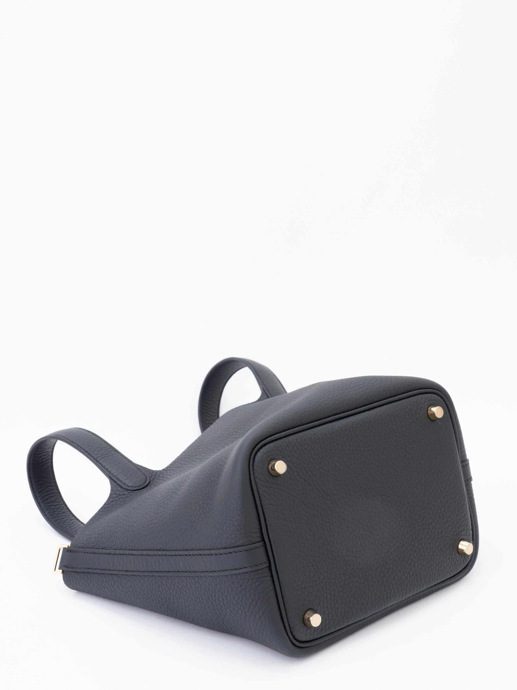 Hermès Picotin Lock PM Handbag, Stamp G: 2026, Taurillon, Black 89, Gold Hardware, Brand New